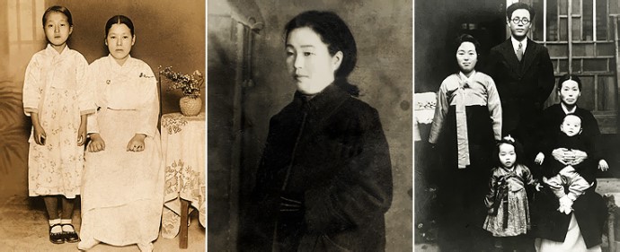 박경리의 어린시절, 가족사진