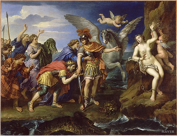 피에르 미냐르의 안드로메다를 해방시키는 페르세우스